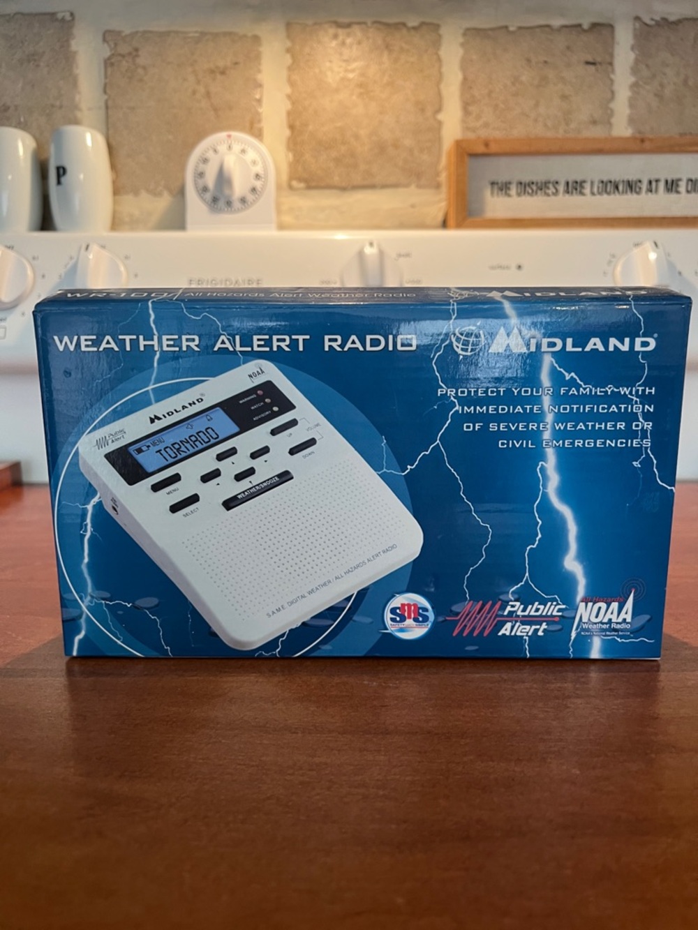 Midland Weather Alert Radio - White - NOAA Compatible